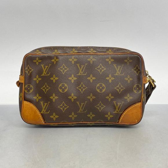 Louis Vuitton Clutch Bag Monogram Marly Dragonne GM M51825 Brown Men's Women's - Picture 13 of 13